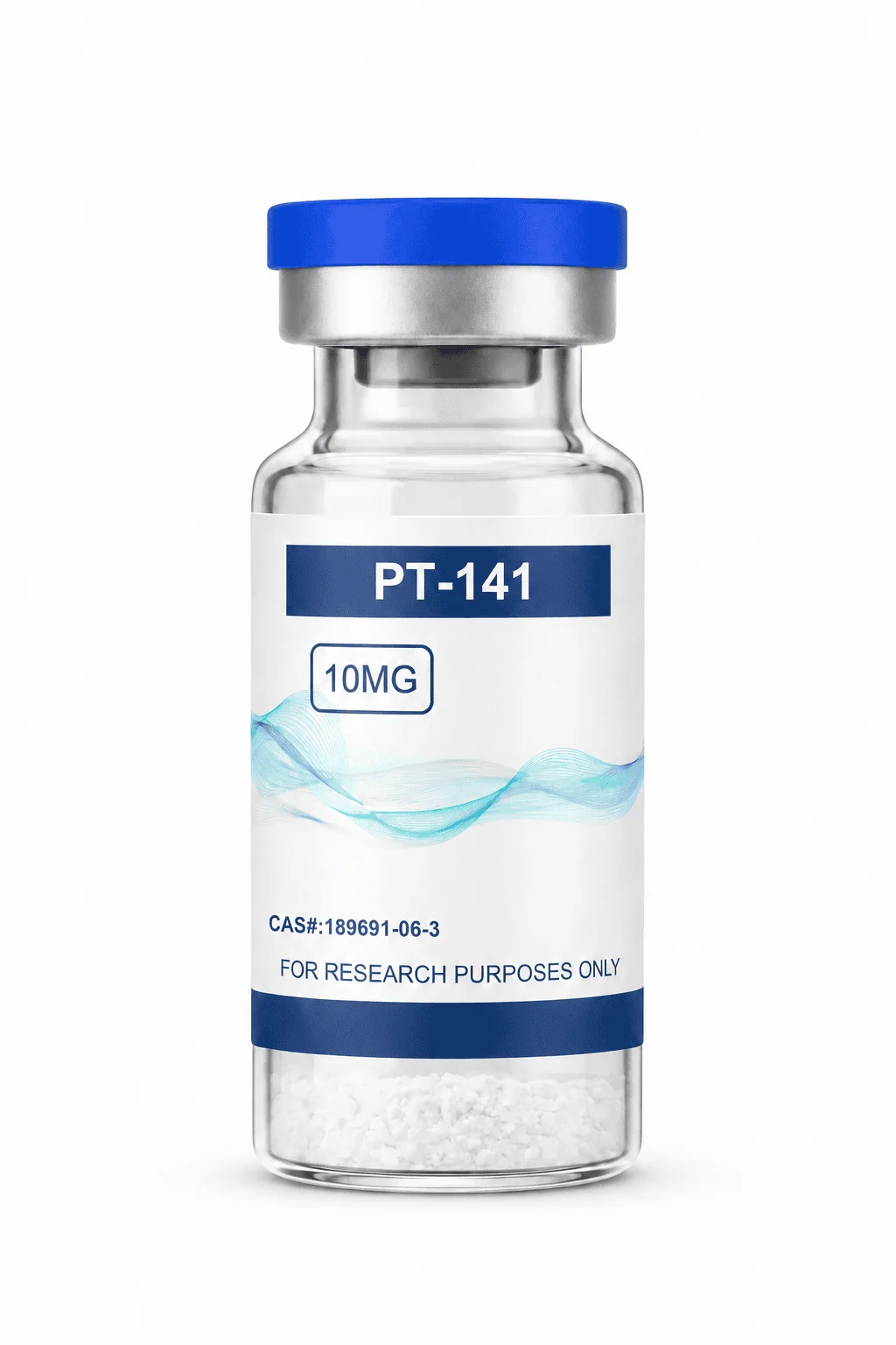 PT-141 10MG research peptide vial – Research Peptides Canada, NexPept. For laboratory research use only.