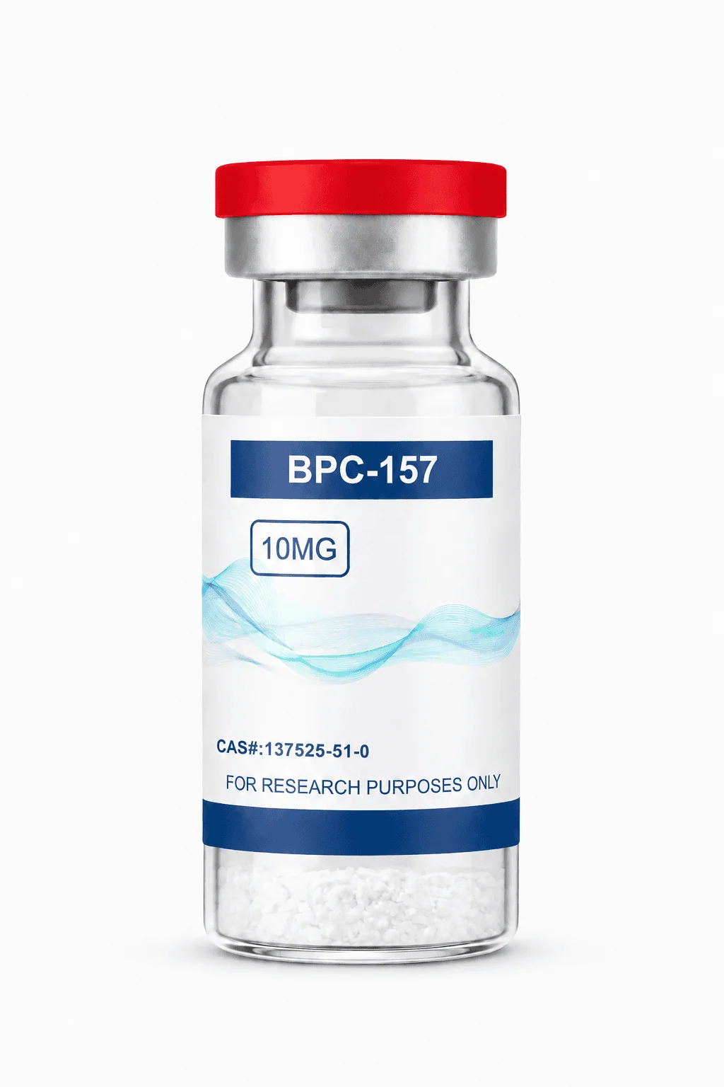 BPC-157 10MG research peptide vial – Research Peptides Canada, NexPept. For laboratory research use only.