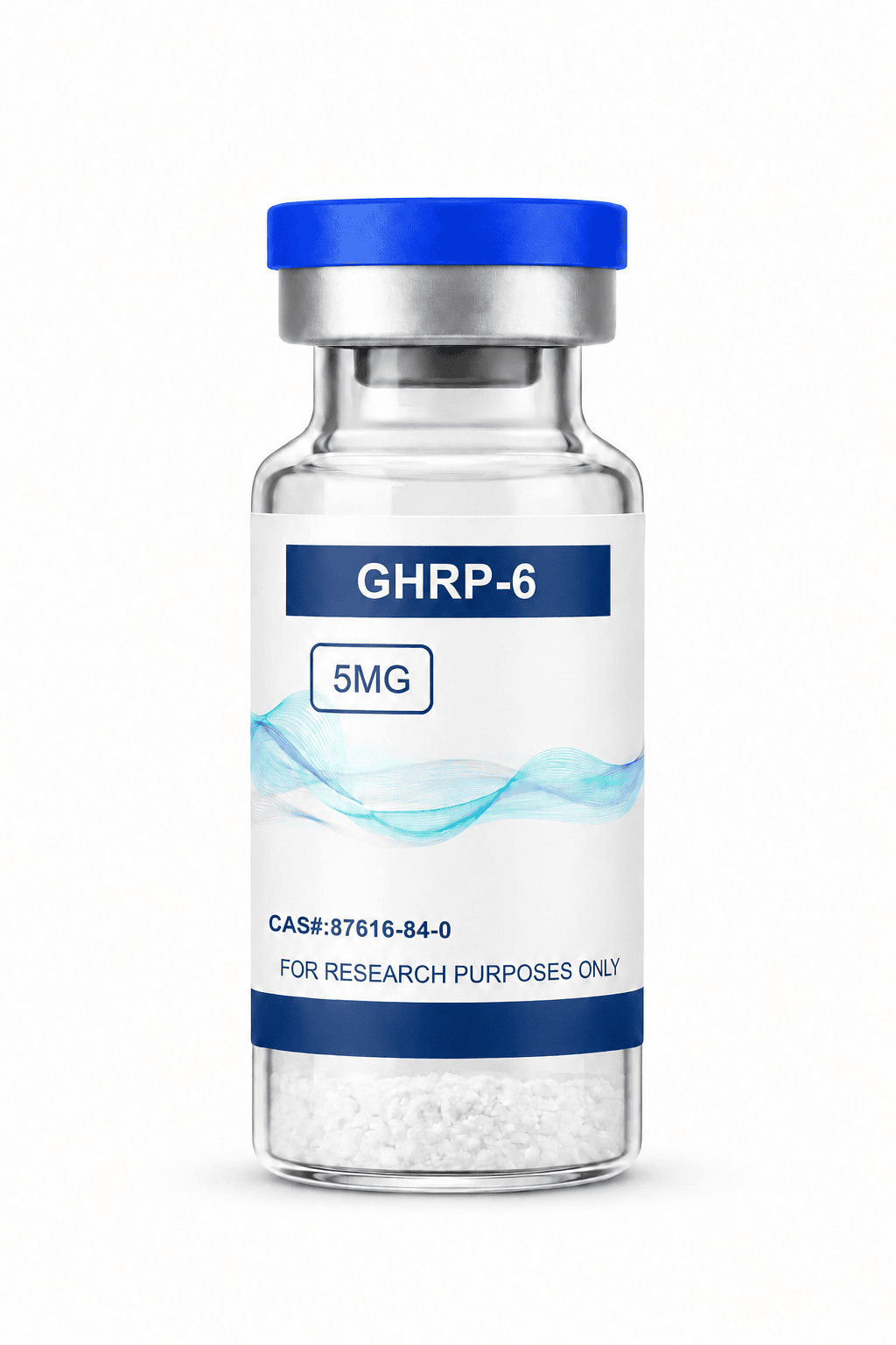 GHRP-6 5MG research peptide vial - Research Peptides Canada