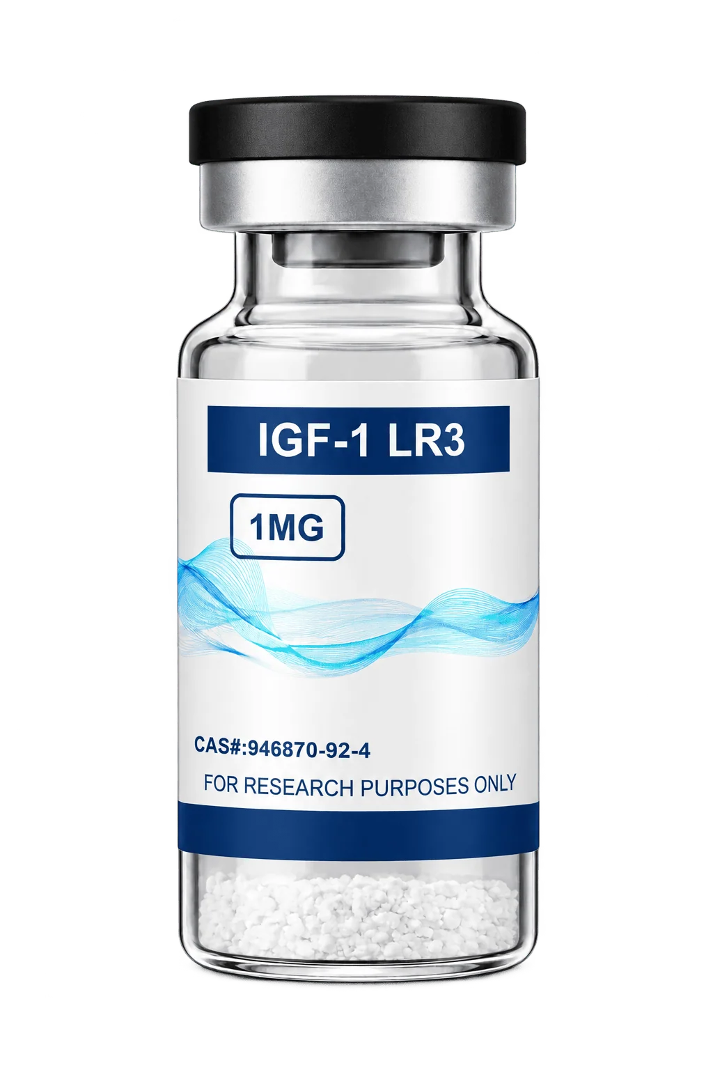 IGF-1 LR3 research peptide vial