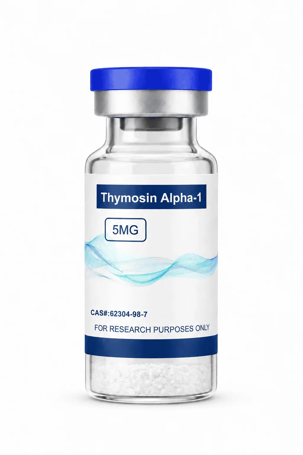 THYMOSIN ALPHA-1 5MG research peptide vial – Research Peptides Canada, NexPept. For laboratory research use only.