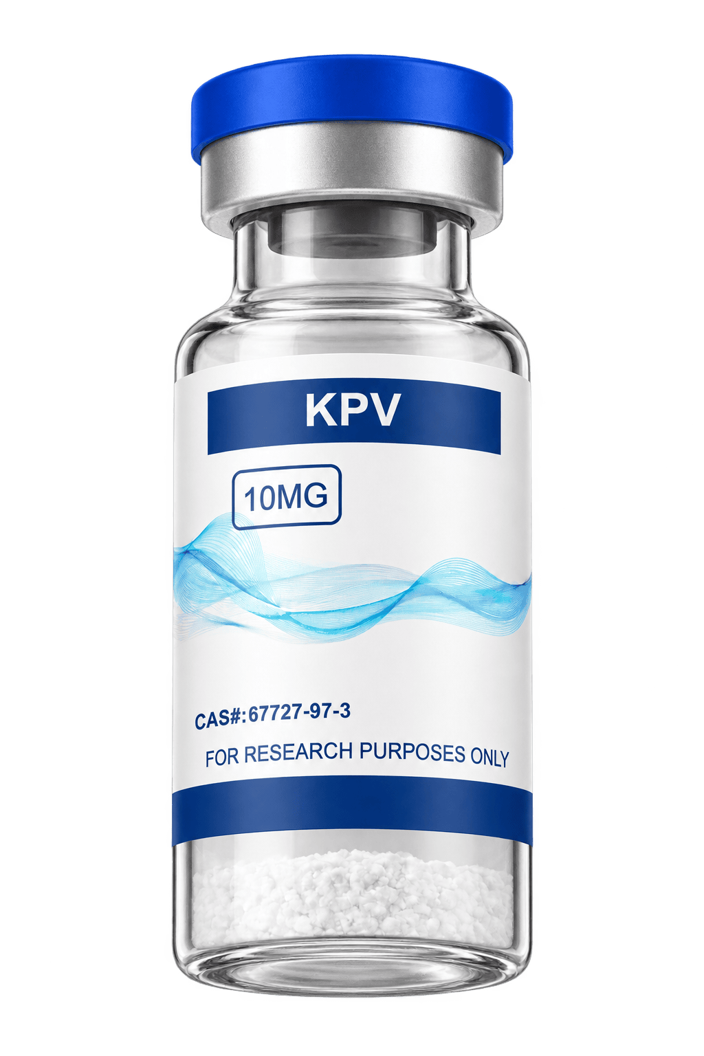 KPV 10mg research peptide vial supplied in Canada by NexPept