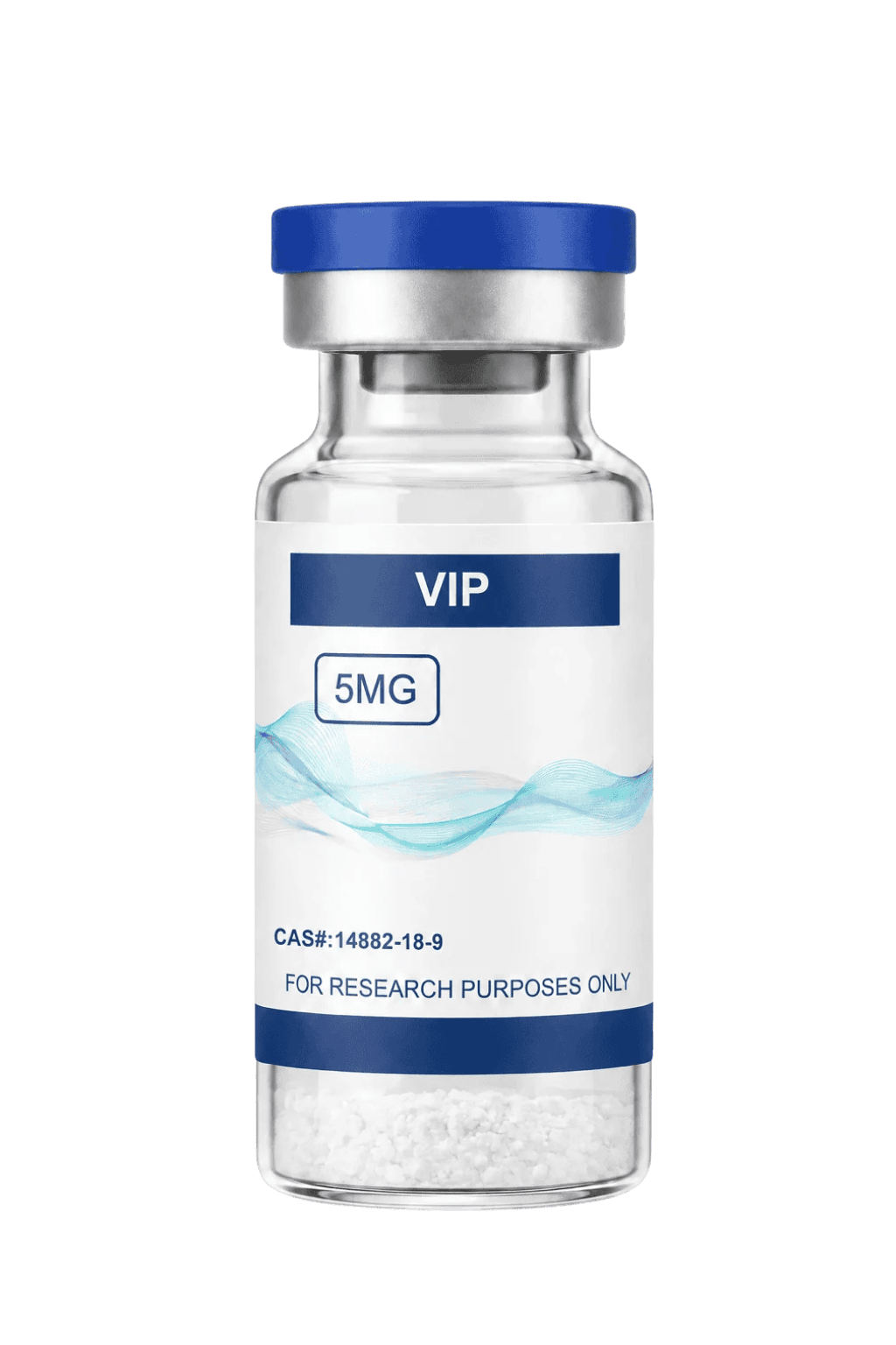 VIP 5MG research peptide vial – Research Peptides Canada, NexPept. For laboratory research use only.