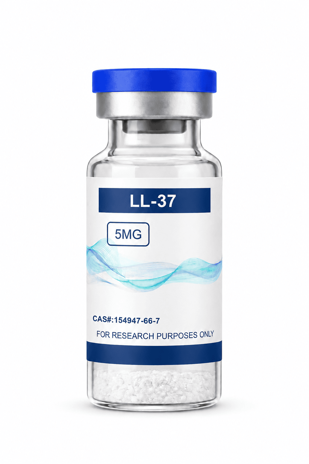 LL-37 5MG research peptide vial – Research Peptides Canada, NexPept. For laboratory research use only.
