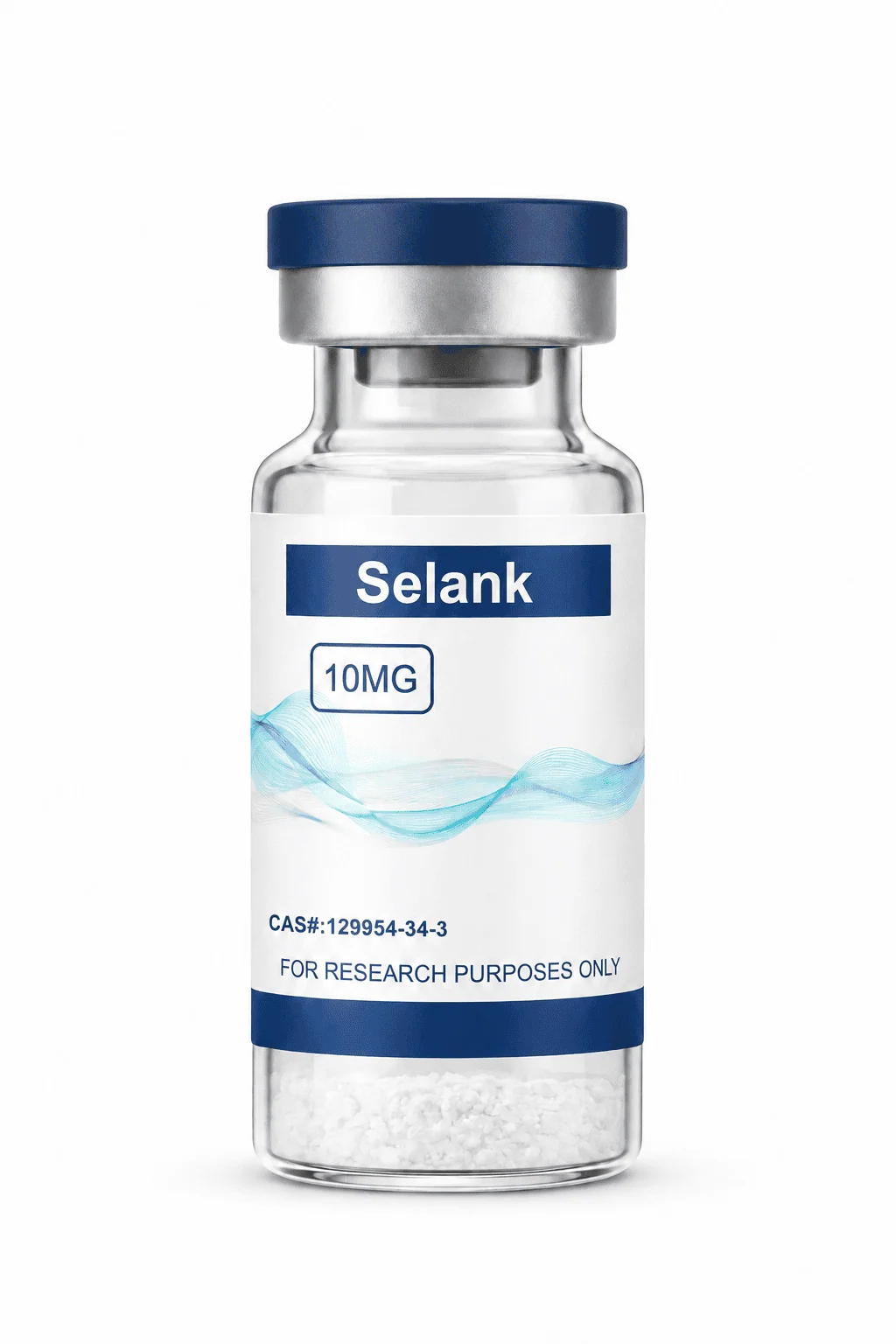 SELANK 10MG research peptide vial – Research Peptides Canada, NexPept. For laboratory research use only.