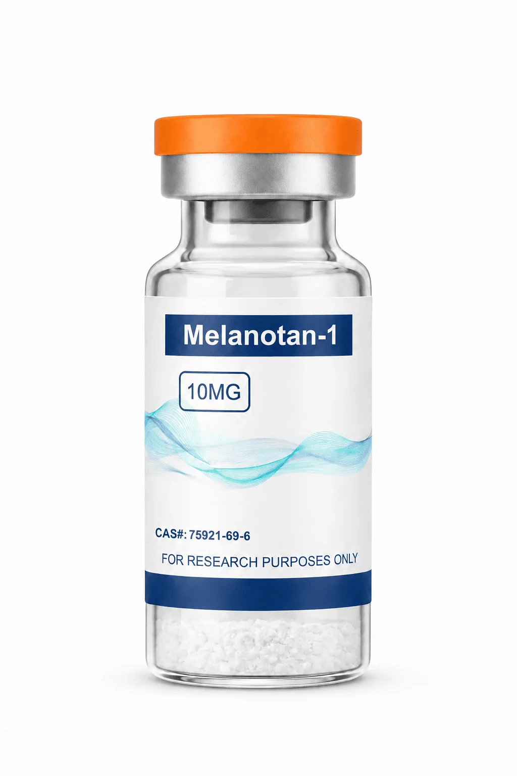 MELANOTAN-1 10MG research peptide vial – Research Peptides Canada, NexPept. For laboratory research use only.