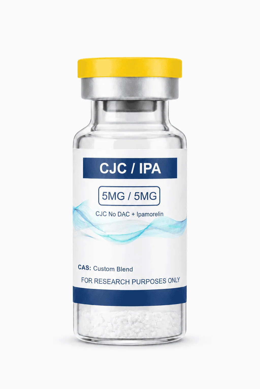 CJC-1295 No DAC + Ipamorelin research vial