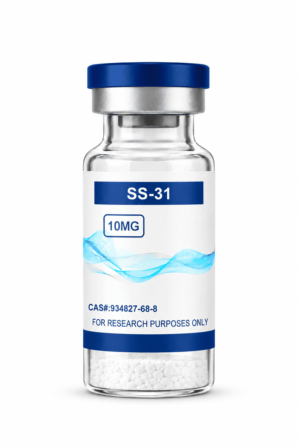 SS-31 10MG research peptide vial – Research Peptides Canada, NexPept. For laboratory research use only.